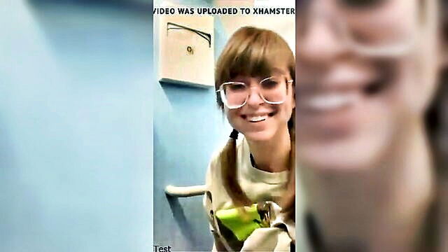Riley Reid - hairy and unshaven girls recording themselves while peeing in the restroom