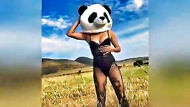 latina, babe, sexy - in the countryside a hot latina babe indulges in outdoor fun
