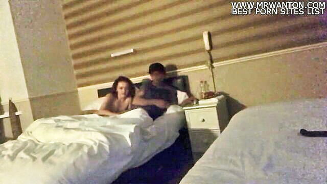 lauras passionate oral skills in a homemade interracial couple video : Lau
