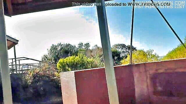 cum, outdoor, cumshot - outdoor oral sex with messy cum inside a blowjob
