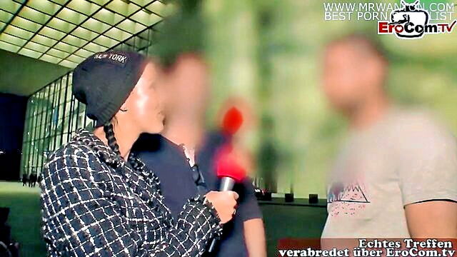 Texas Patti - german reporter milf audits on street and recruits erocom model EroCom