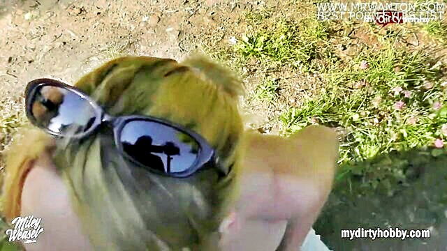 outdoor adventure for a caucasian milf with natural tits : Mydirtyhobby
