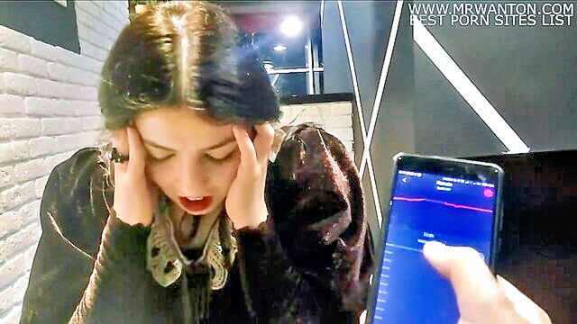 russian amateur indulges in solo play with sex toys and cosplays in public : Kink