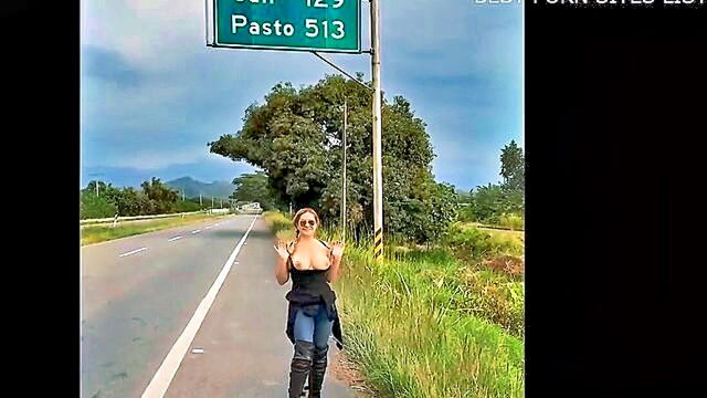 cumshot, latina, milf - i went on a bike ride with this guy and he made me feel great with his hot sex drive