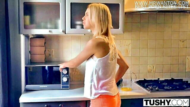 Elena Vedem, Gina Gerson - sensual couple adds hot roommate for intense hd threesome Tushy