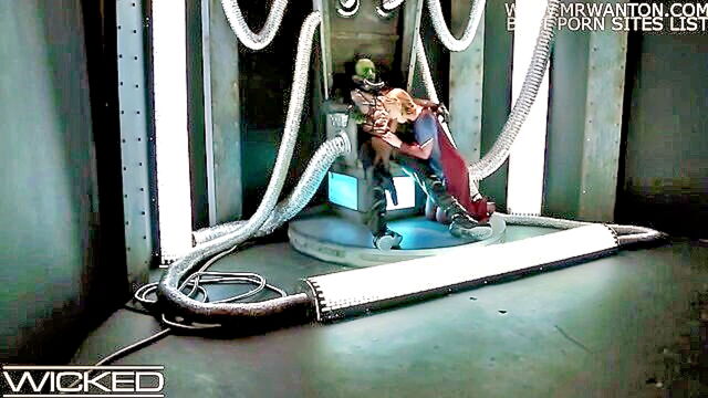 Carter Cruise, Damon Dice - carter cruise seduces braniac for anal pleasure in dc comics inspired parody Wicked Pictures