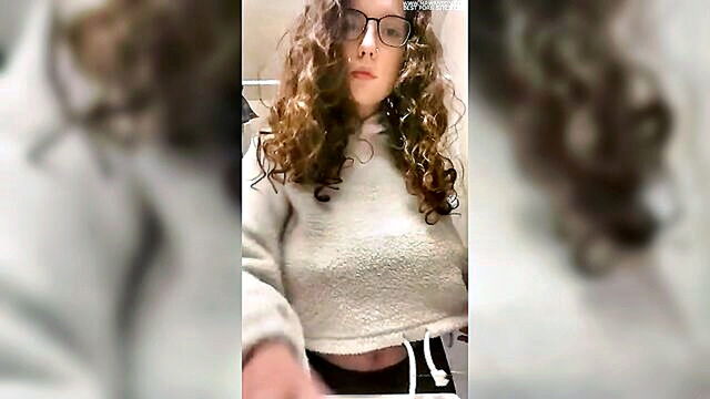 brazilian teen enjoys solo play with beautiful breasts and body : Girl Girl