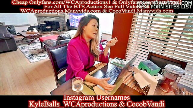 Coco Vandi - stepmoms pov masturbation session with big boobs and an anal finish Mom Pov