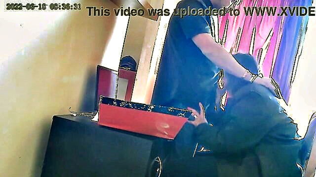 secretary gives boss a blowjob on camera in pov : Redsparow3434