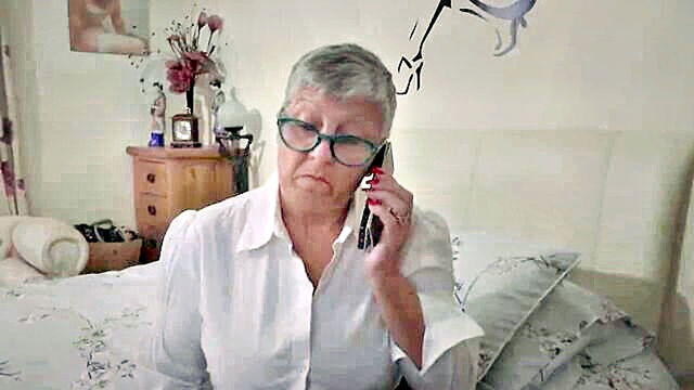 european busty milf enjoys sensual oral and intense sex : Old Nanny