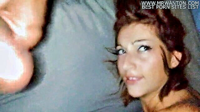 big butt, big dick, french - my lover pleasures me while my husband watches and jerks off
