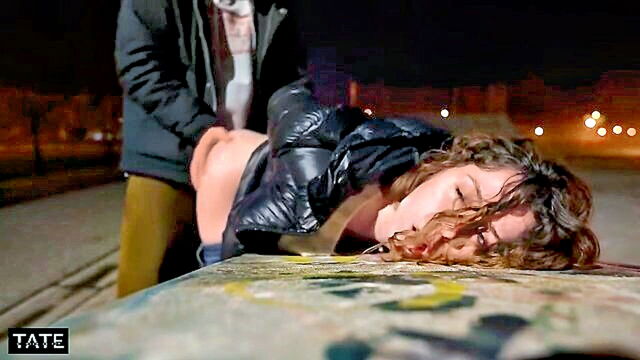 wild public park encounter with tattooed vixen