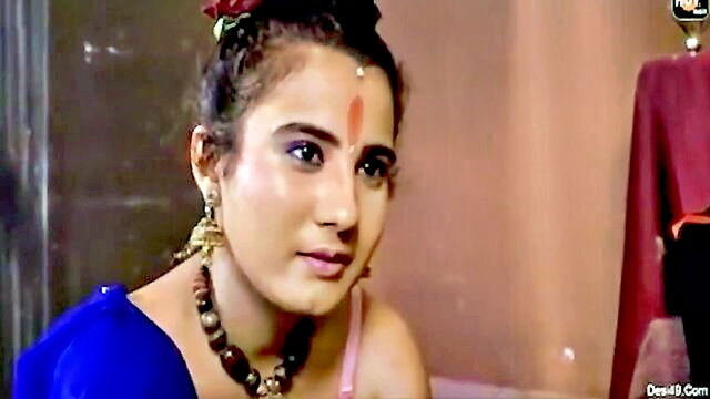 wild bachelors wife seduced at home in indian erotic series : Aly