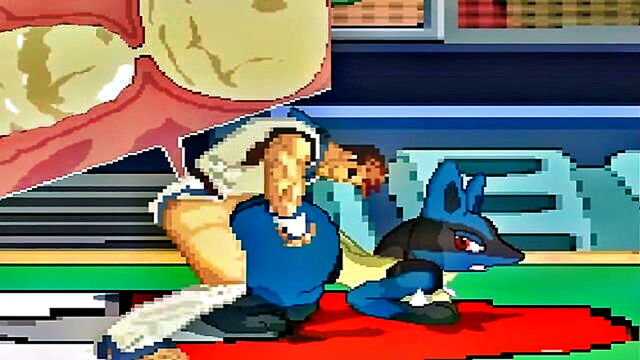 big tits, cartoon, anime - watch mugen lucarios compatibility with an erotic fantasy character in free hentai video
