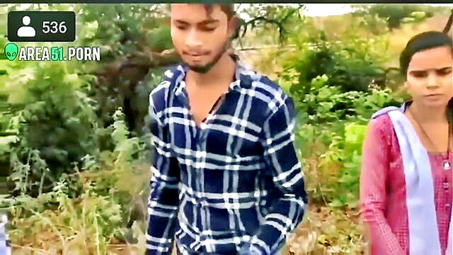 after, indian couple, indian porn - teenage indian couple indulges in spirited outdoor romance captured on camera