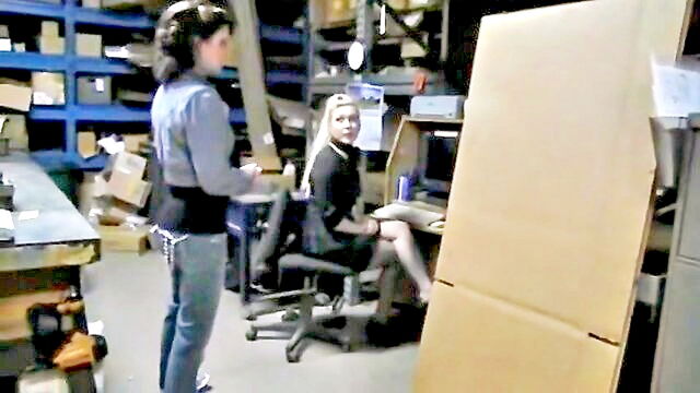 blonde, milf, big tits - newest bdsm video features a rookie female cop arresting a woman in explicit content