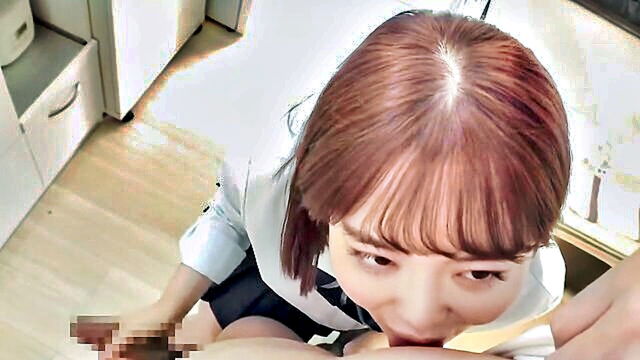 big breasted j kei enjoys attending to her older uncle at home skillfully pleasuring him until completion : evil
