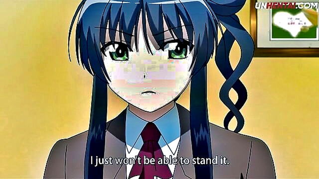 brunette, cumshot, vaginal - a man with a large penis and a tsundokun girlfriend engage in sexual activity causing the girls arrogance to fade away upon seeing his size the man then proceeds to penetrate her anally