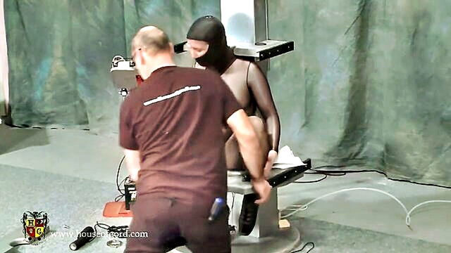 brunette, fetish, milf - enjoy the full length hogry12installation bdsm video featuring a stunning brunette in bondage