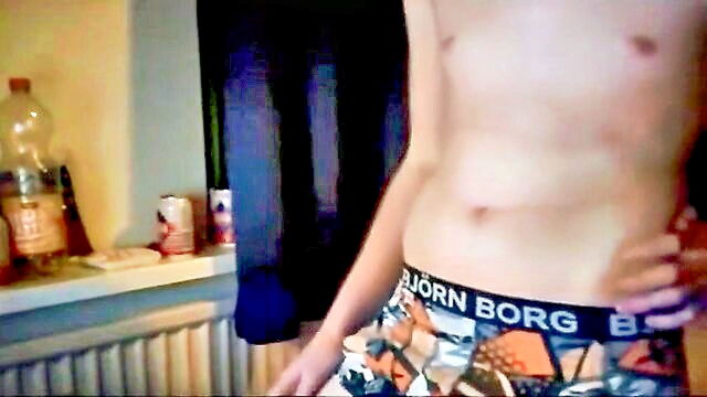 brunette, big cock, amateur - gay twink masturbates and enjoys rimming in hd porn video