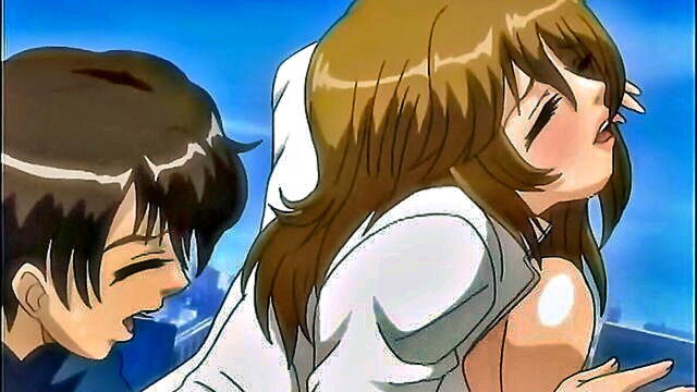big tits, cartoon, anime - redhead shin chans extra efforts in this unfettered hentai video