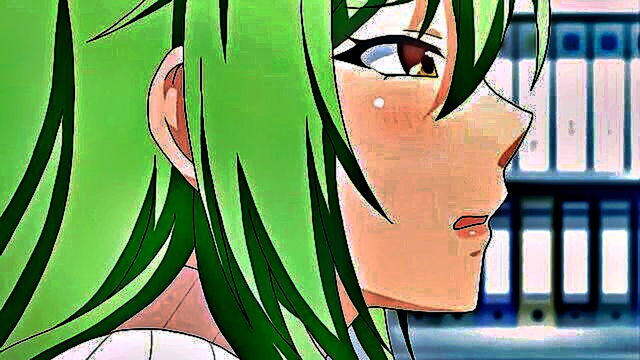 anime, cartoon, big tits - redhead beauty mesu kyoushi gets caught up in a steamy lesbian encounter