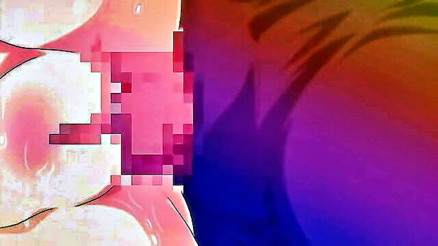 cartoon, anime, big tits - watch a beautiful hentai babe in passionate action with asian big ass and stockings