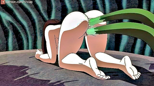 big tits, cartoon, anime - hd hentai video of tifa lockharts intense facial expressions during nipple play and anal penetration