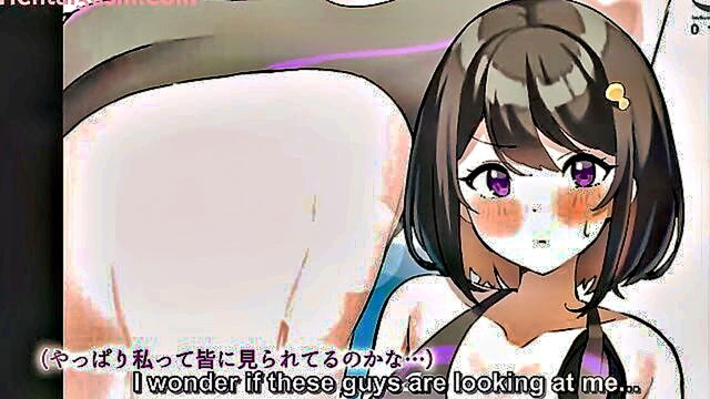 new hentai, motion anime, hentai - a committed swimming club member develops feelings for her coach in a sensual anime video