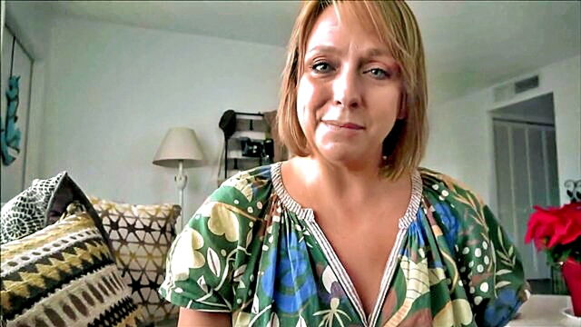 creampie, big tits, big boobs - a busty stepmothers secret affair with her stepson
