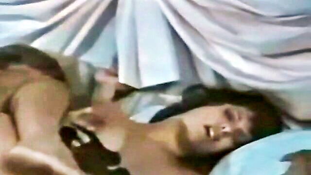 fuck, oral, sex - hungry busty milf enjoys 80s style blowjob and anal sex
