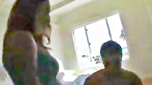 Charity - latina amateur engages in sexual activity for charity in a hotel room
