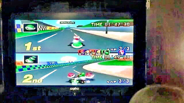 Lucas and Daisy - daisys defeat in mario kart leads to intense creampie