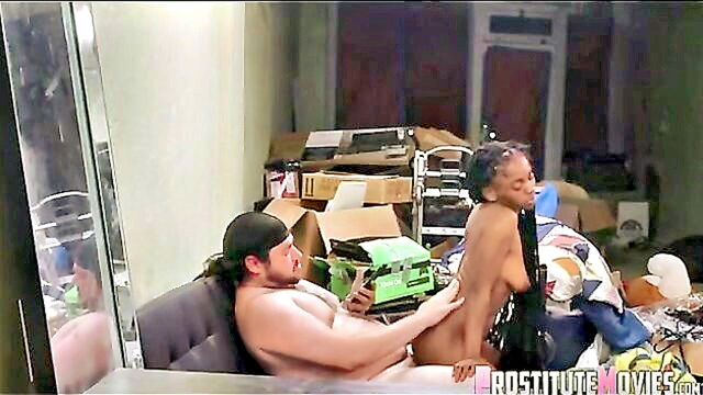 hardcore, amateur, blowjob - amateur interracial threesome ends with creampie