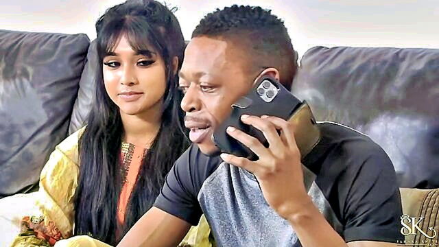 Sahara Knite - saharas stroke of luck in threesome and interracial oral pleasure SaharaKniteXXX