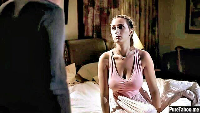 Ashley Adams - stepdad and stepdaughter indulge in anal and blowjob pleasure