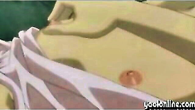 hard, hentai, young (18+) - a young heterosexual man vigorously penetrating his partner in a hentai context
