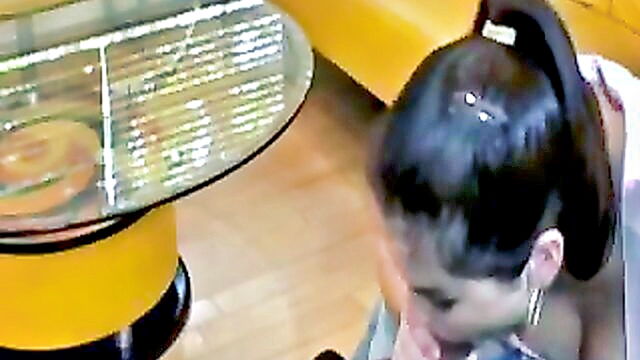 blowjob, amateur, mature - amateur milf catches daughter in the act of giving oral pleasure