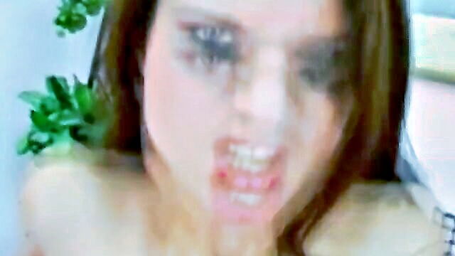 a european brunette giving a blowjob and taking it hard : PornNerdEurope.com