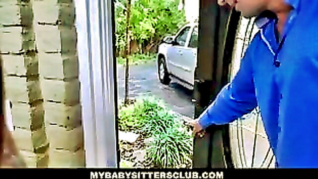 petite babysitter pov facefucked by boss   porn videos : My Baby Sitters Club