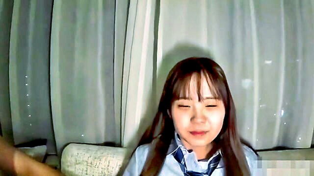 a teenage japanese girl giving a blowjob and experiencing shaved intercourse in uniform all captured without censorship : FapHouse