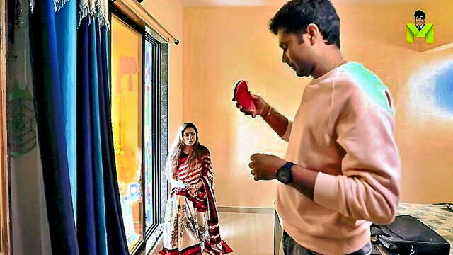 big tits, big ass, blowjob - delivery boy a hot indian ass on the job