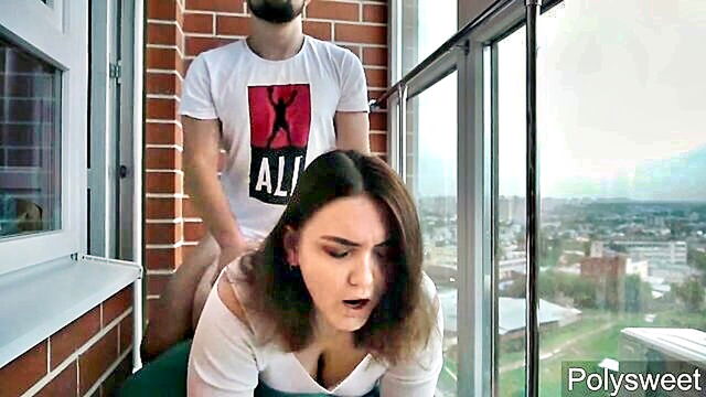 Hard Sex Balcony Shock Video XXXBP : Polysweet