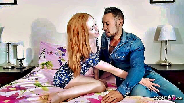Ella Hughes - ginger ella hughes entices her stepsisters huge member for a passionate encounter Scout69 Com
