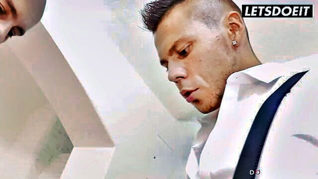 ria sunn - Blonde Slut Ria Sun DP Muscled Guys LETSDOEIT XXX Video