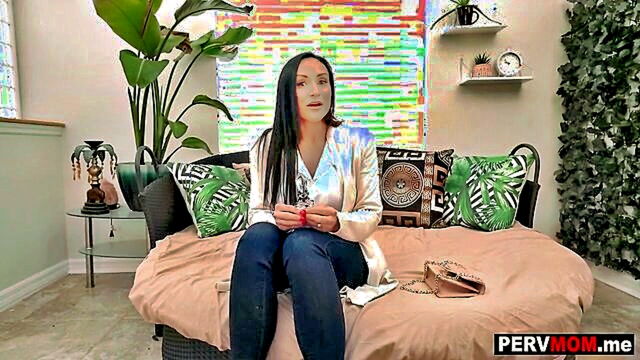 anal sex, first time anal, first time - milf alyssia vera requires assistance from stepsons for anal sex