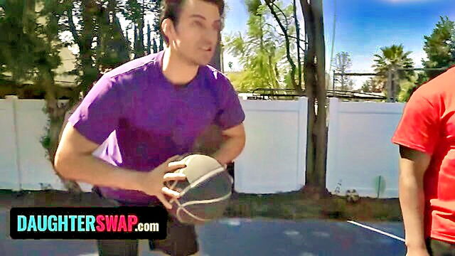 basketball game turns into a wild orgy with stepdaughters and their partners   daughterswap : Daughter Swap