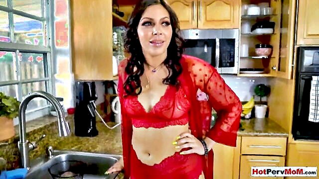 milf stepmother, naughty milf, demi diveena - demi diveena the mischievous stepmother teaching her stepson a naughty lesson