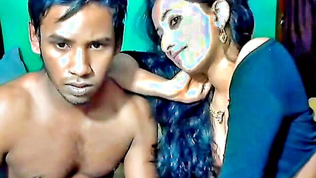 indian, web cam, duo - an indian pair chose to engage in intimate acts on camera for amusement