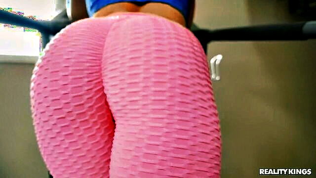 tru kait a seductive mature woman concludes her exercise routine by straddling a massive penis at the fitness center : Reality Kings